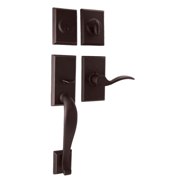 Weslock Handleset with Deadbolt and Door Wayfair